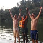 swimming Lake Bunyonyi