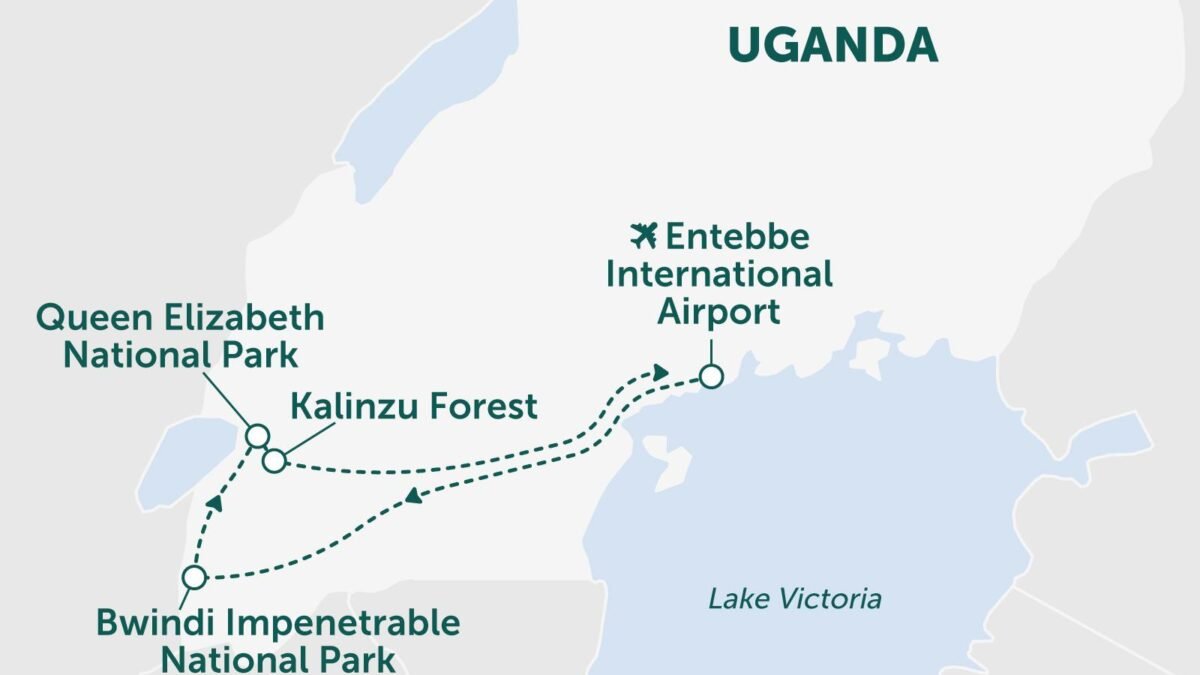 Bwindi from Entebbe
