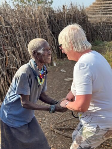 Karamojong people near Kidepo Valley National Park