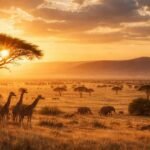 Beautiful places to visit in Kenya featuring wildlife and scenic safari landscapes.