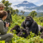 Gorilla trekking in Rwanda from Austria with mountain gorillas in Volcanoes National Park.
