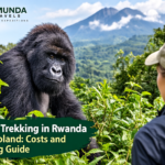 Mountain gorilla in Rwanda's Volcanoes National Park featured in a gorilla trekking safari guide for travelers from Poland.