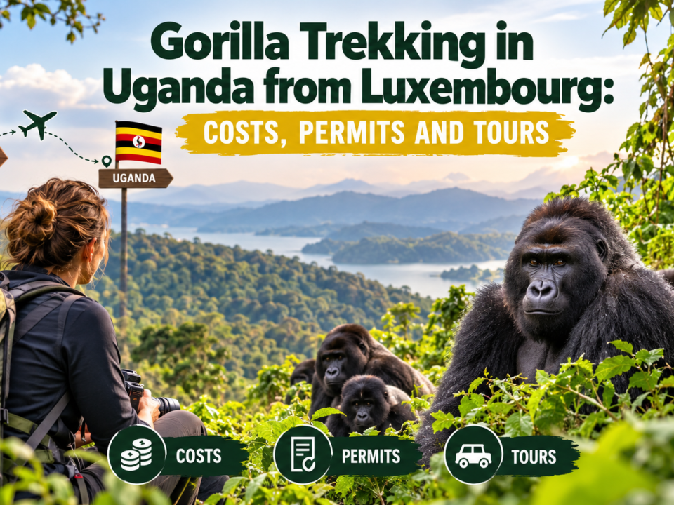 Gorilla trekking in Uganda from Luxembourg featuring mountain gorillas in Bwindi Impenetrable National Park