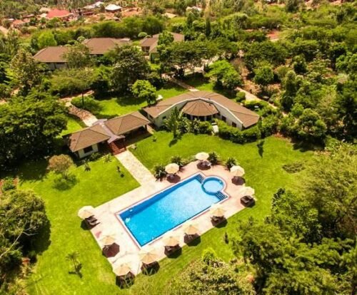 Comfortable Karatu safari lodge with gardens near Ngorongoro Conservation Area.