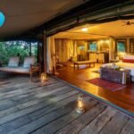 Luxury safari accommodation at Mara Plains Camp in Kenya's Masai Mara ecosystem.