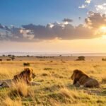 Masai Mara and Amboseli safari featuring wildlife across Kenya's open savannah