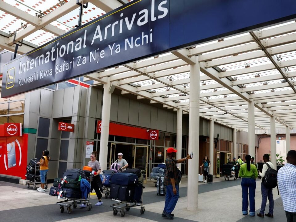 Nairobi safari arrival at Jomo Kenyatta International Airport before a Kenya wildlife safari.