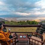 Ngorongoro Rim vs Karatu accommodation comparison overlooking the Ngorongoro Crater in Tanzania.